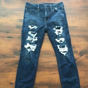 American Eagle Distressed Skinny Jean